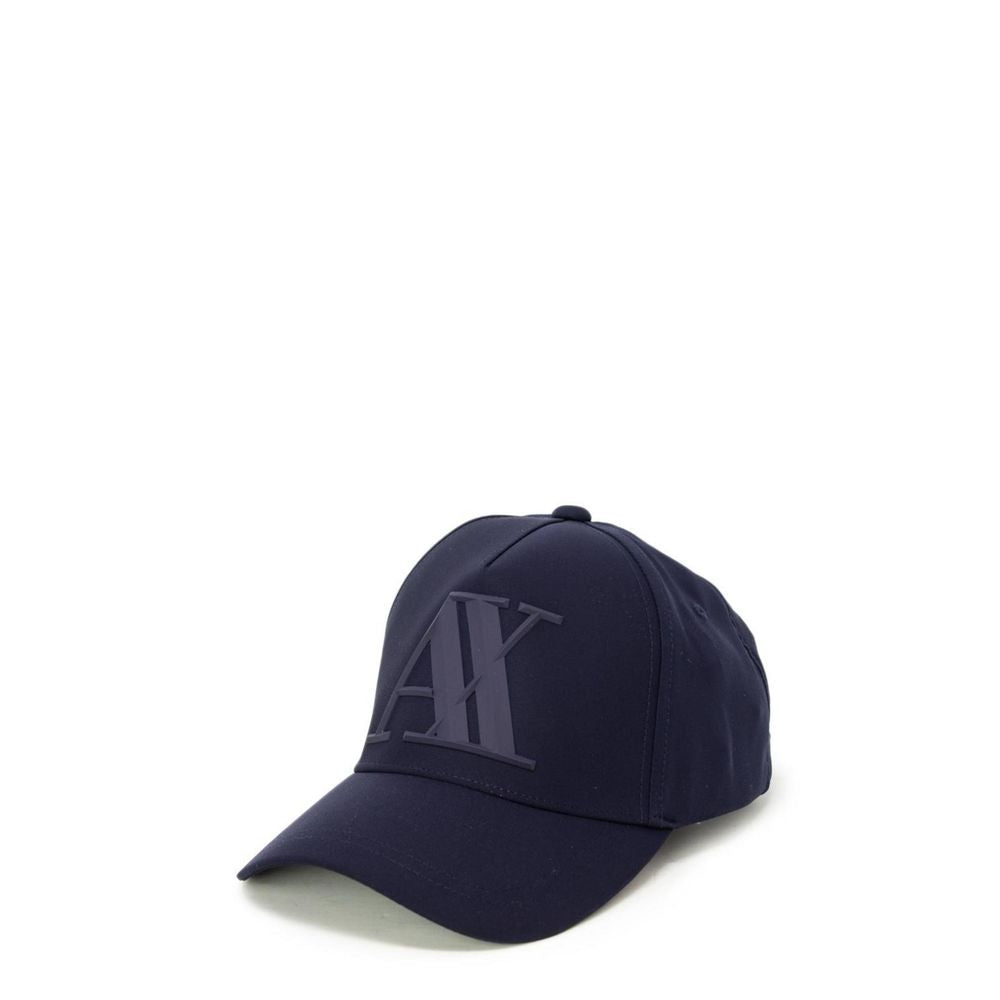 Armani Exchange Blue Polyester Baseball Cap
