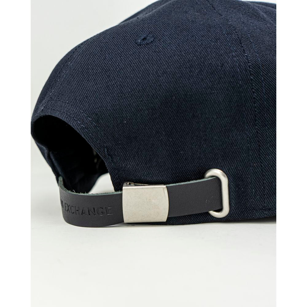 Men's Blue Cotton Hat with Visor - Spring/Summer Collection