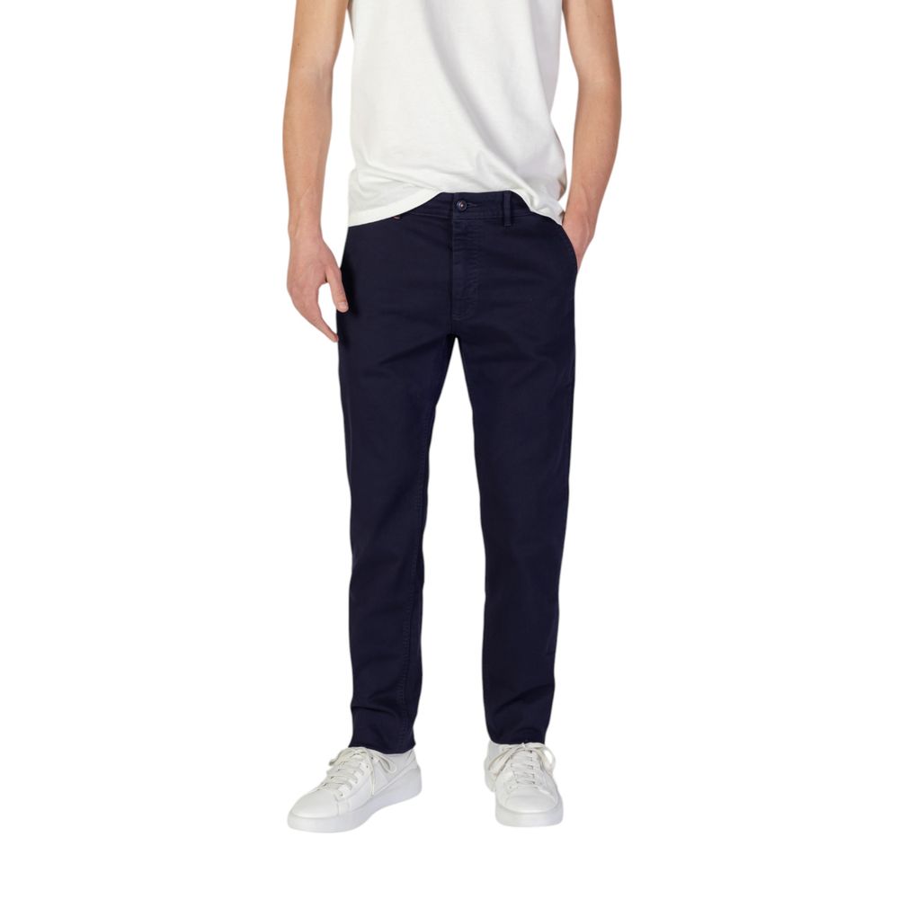 Hugo Boss Blue Cotton Jeans for Men