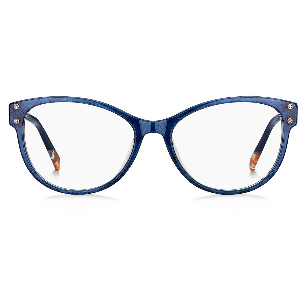 Missoni Designer Acetate Blue Demo Lens Optical Frames