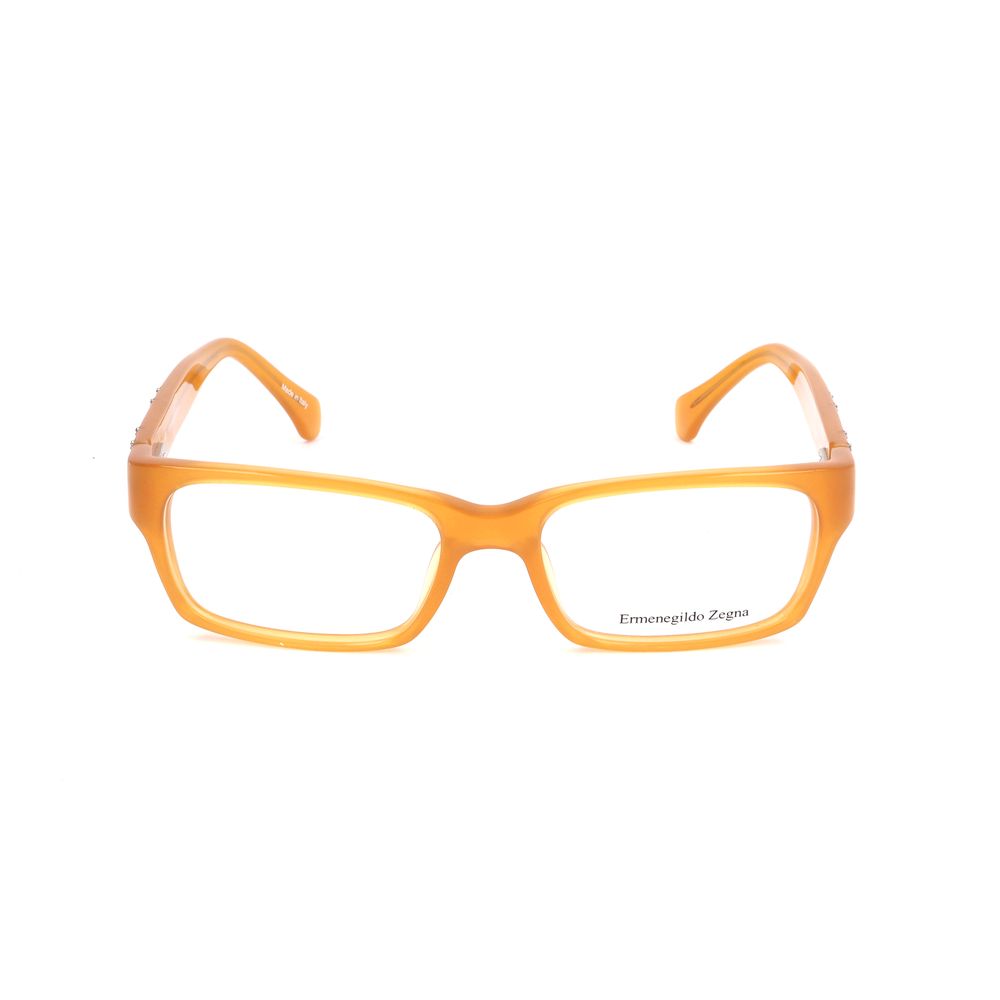 Ermenegildo Zegna Yellow Plastic Demo Lens Optical Glasses