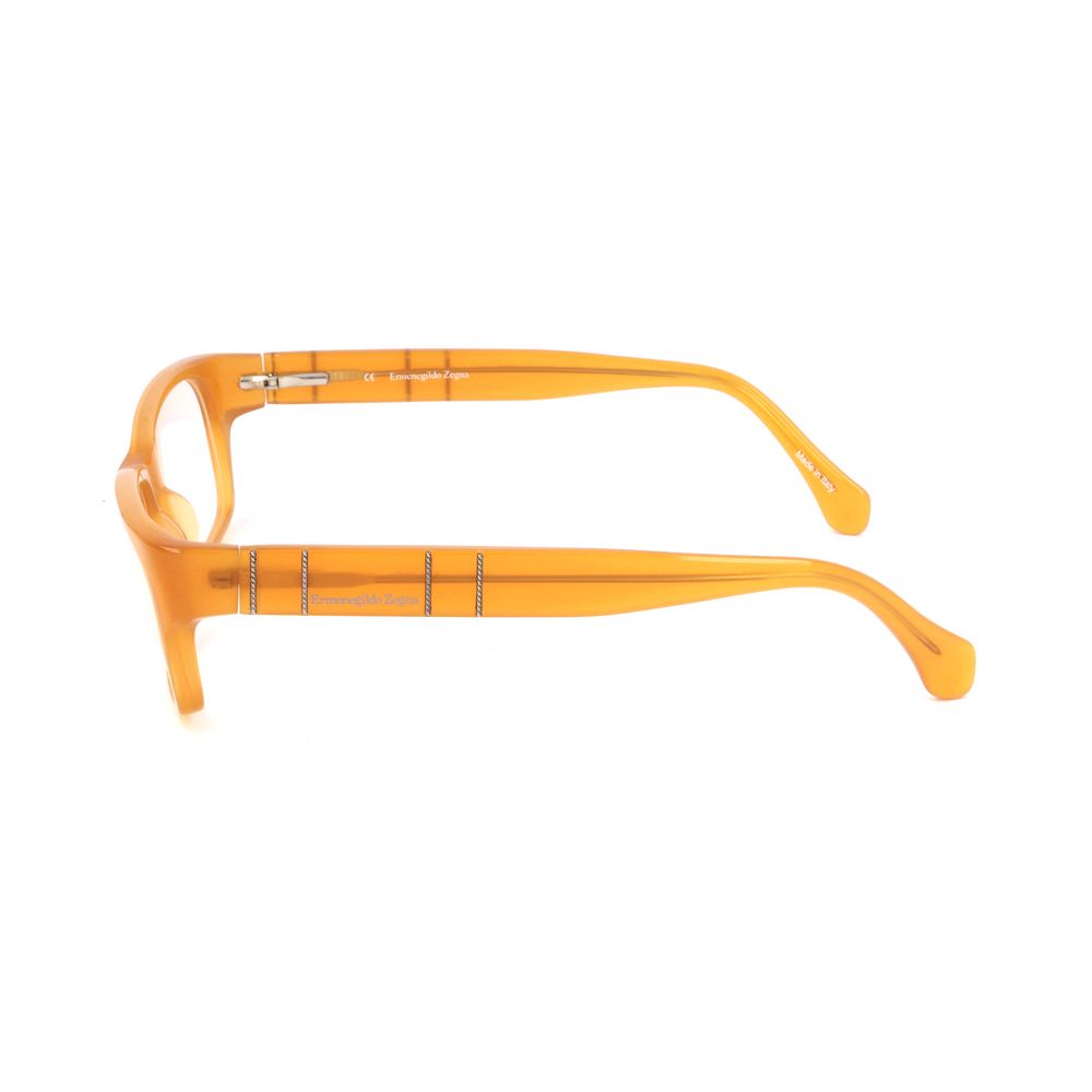 Ermenegildo Zegna Yellow Plastic Demo Lens Optical Glasses
