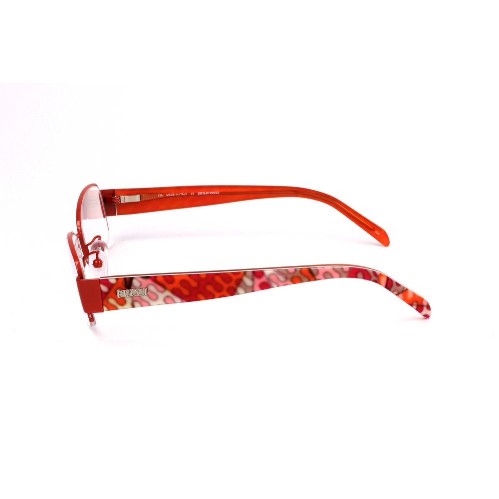 Emilio Pucci Orange Metal Optical Glasses – 53mm
