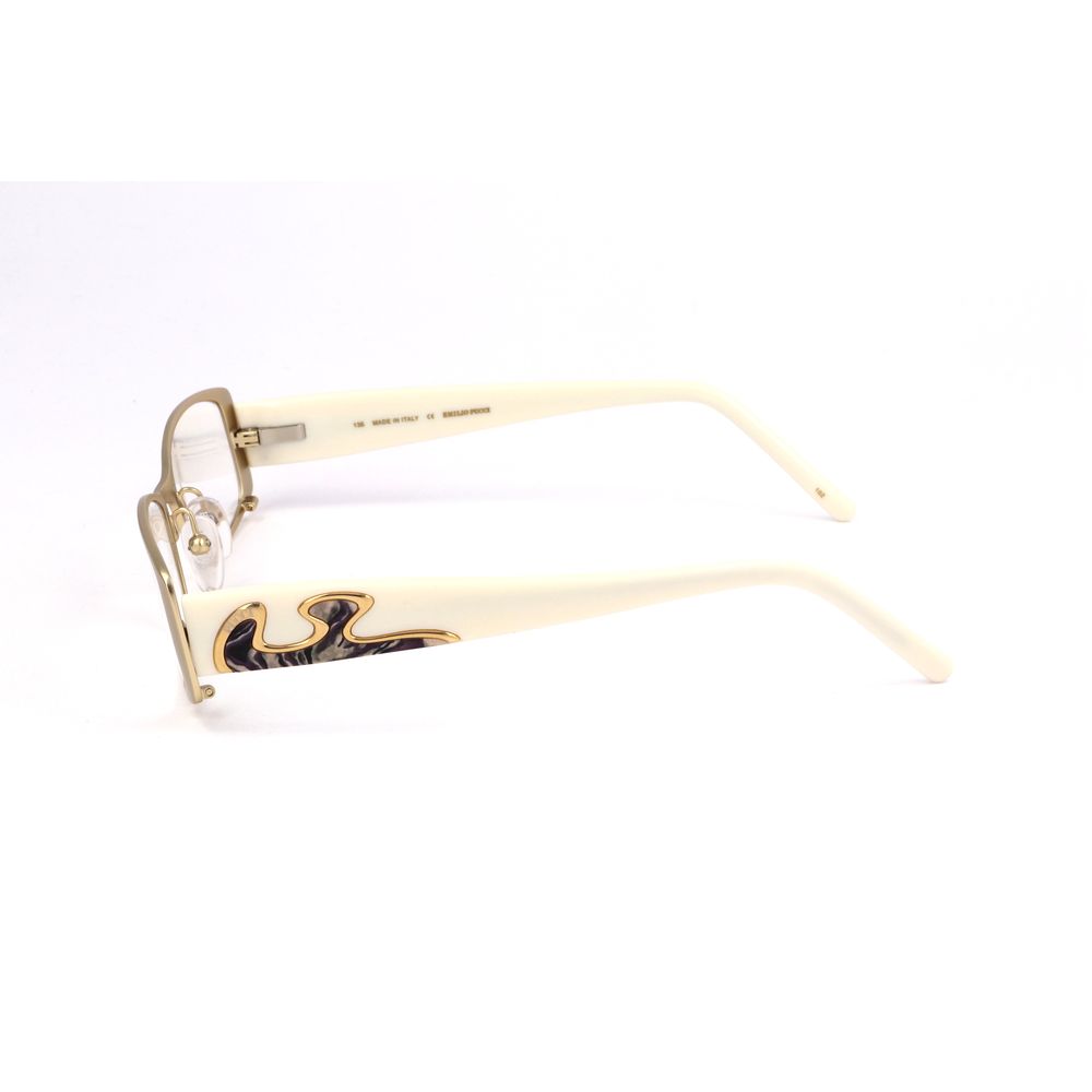 Emilio Pucci Golden Metal Optical Glasses – 52mm