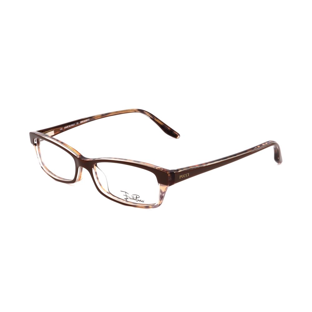 Emilio Pucci Chocolate Plastic Optical Glasses – 51mm