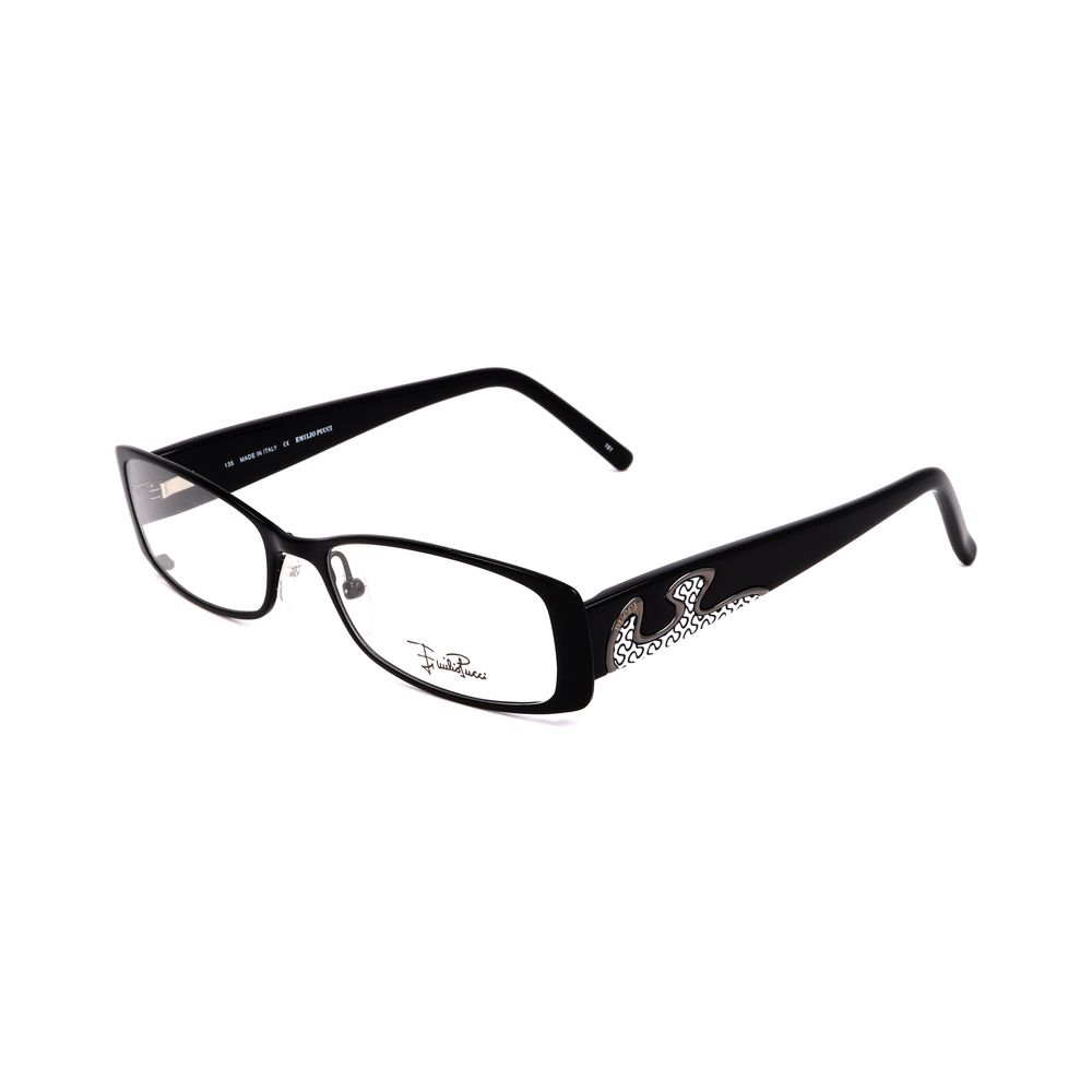 Emilio Pucci Black Metal Optical Glasses – 52mm
