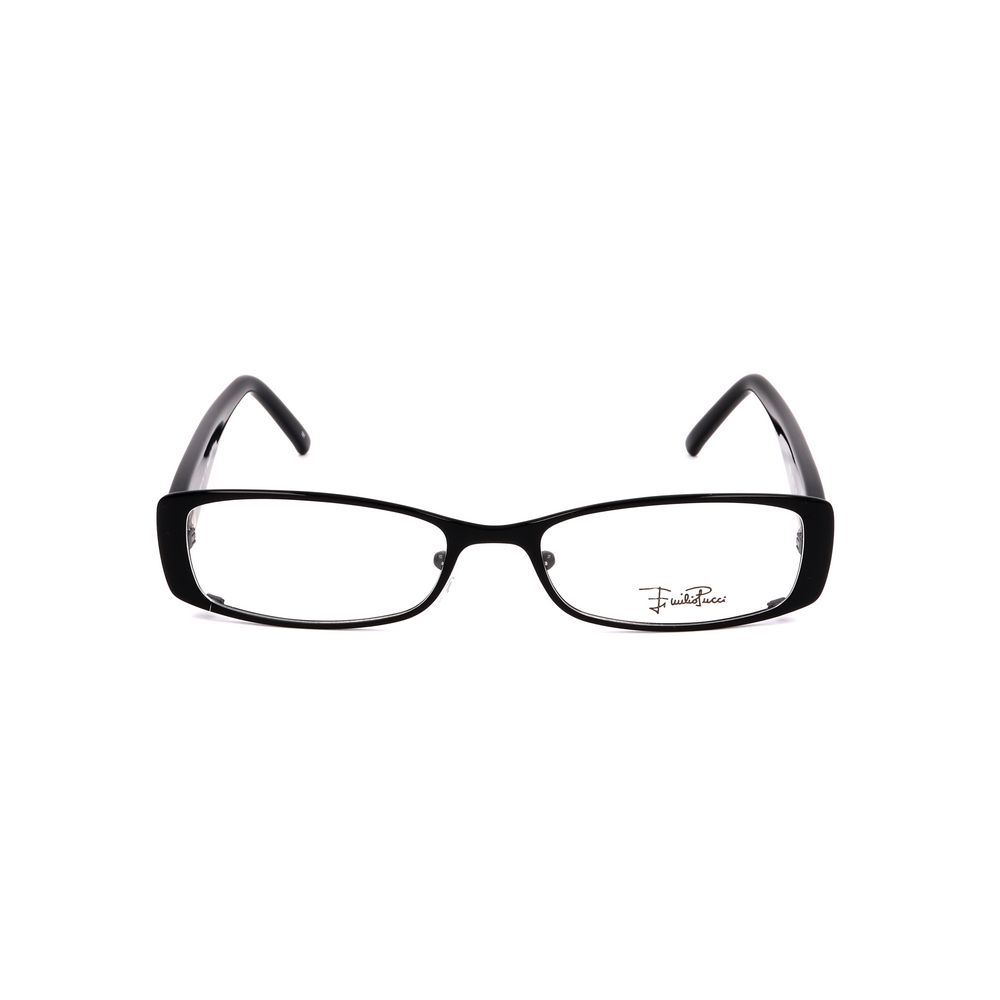 Emilio Pucci Black Metal Optical Glasses – 52mm