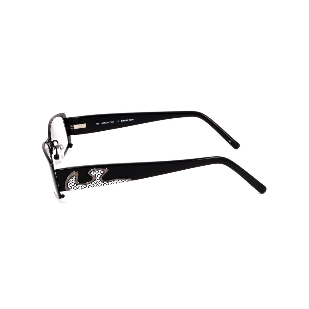 Emilio Pucci Black Metal Optical Glasses – 52mm