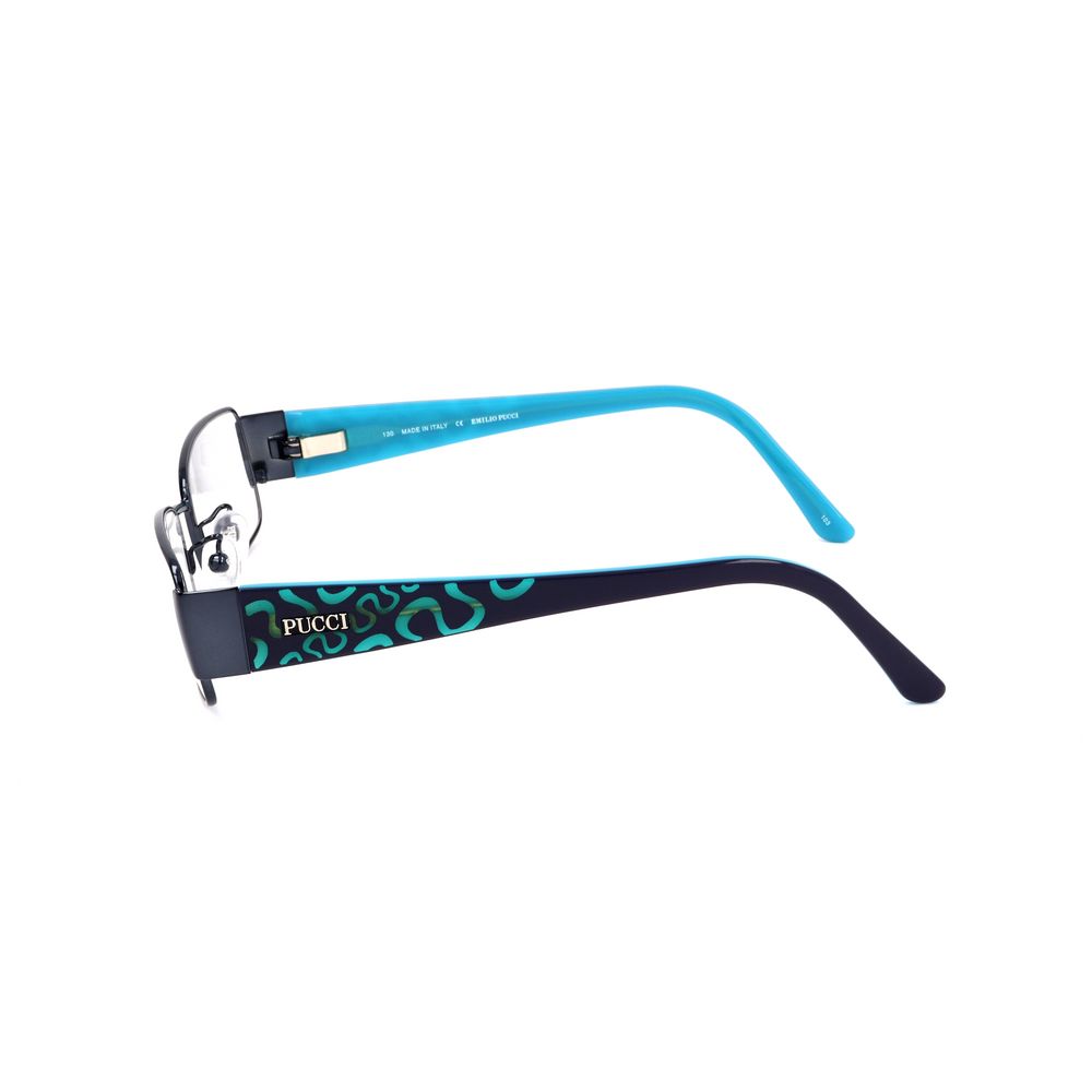 Emilio Pucci Blue Metal Optical Glasses – 51mm