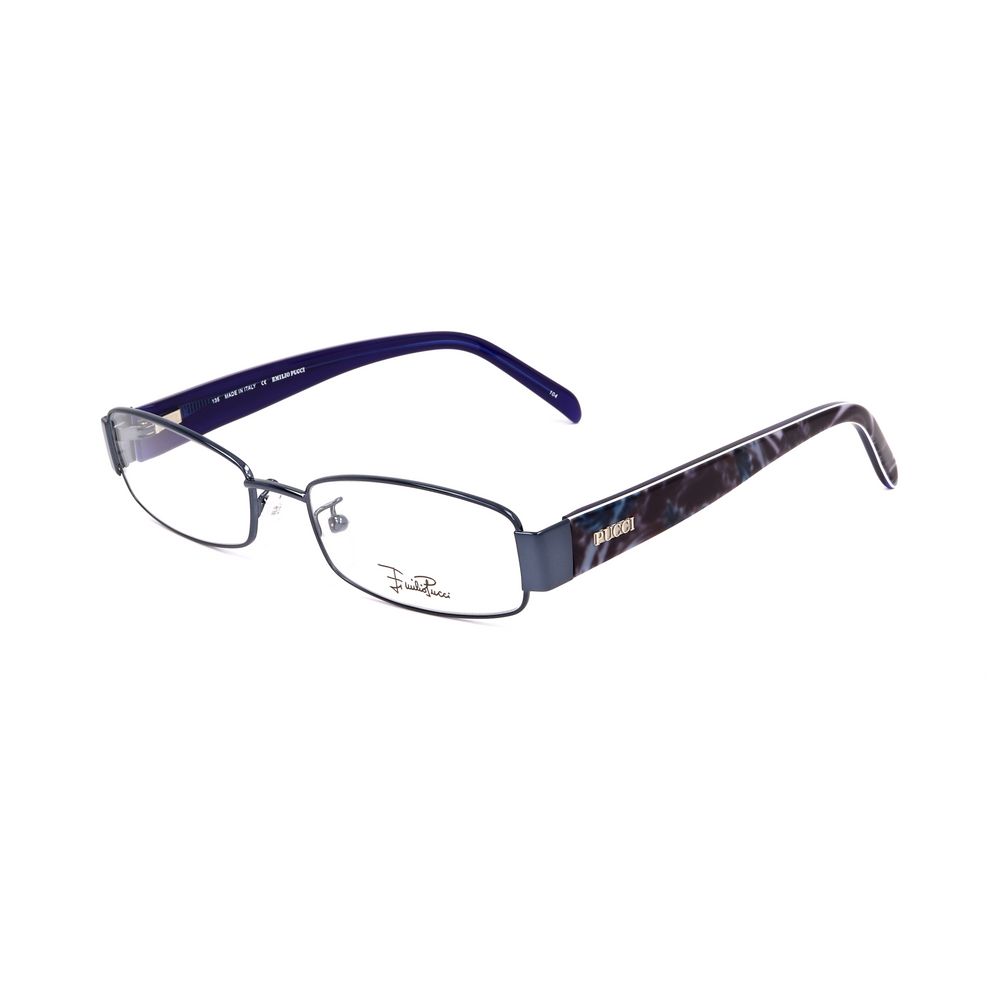 Emilio Pucci Blue Metal Optical Glasses – 52mm