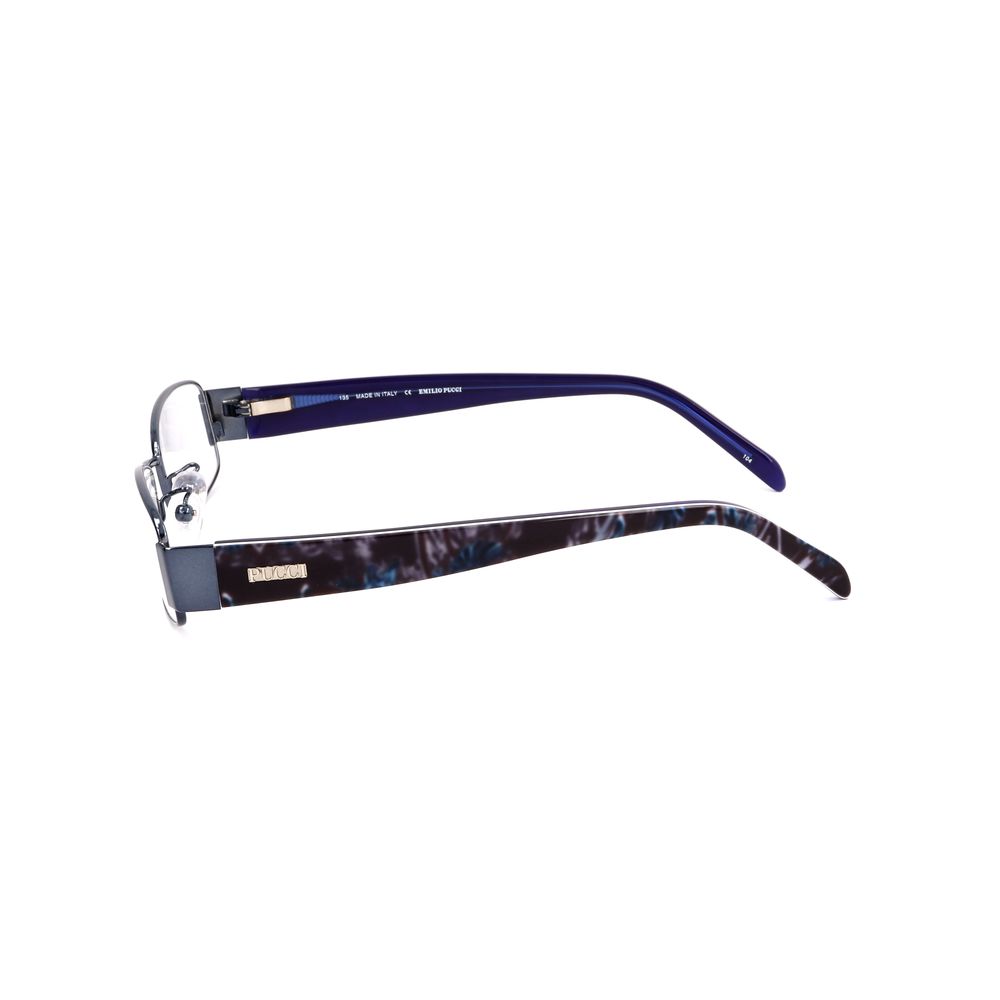 Emilio Pucci Blue Metal Optical Glasses – 50mm