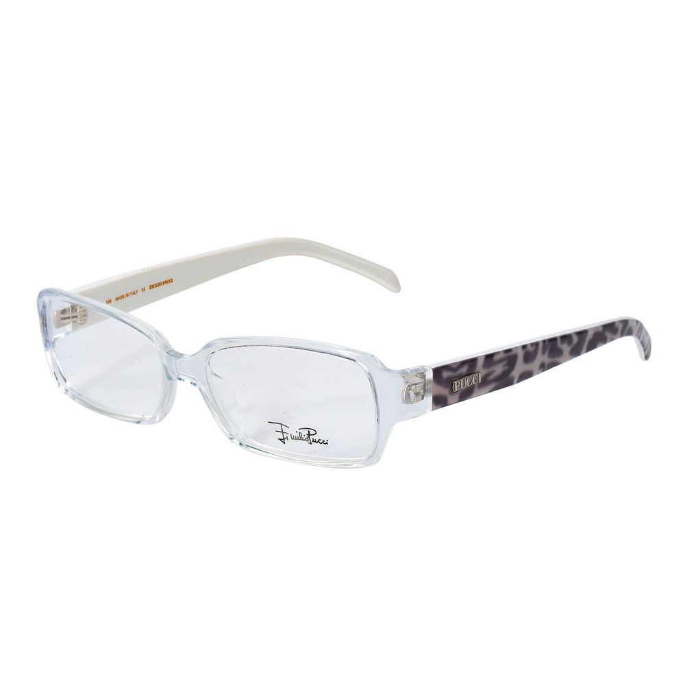 Emilio Pucci Transparent Plastic Optical Glasses – 53mm