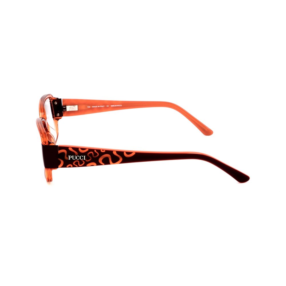 Emilio Pucci Orange Plastic Optical Glasses – 55mm