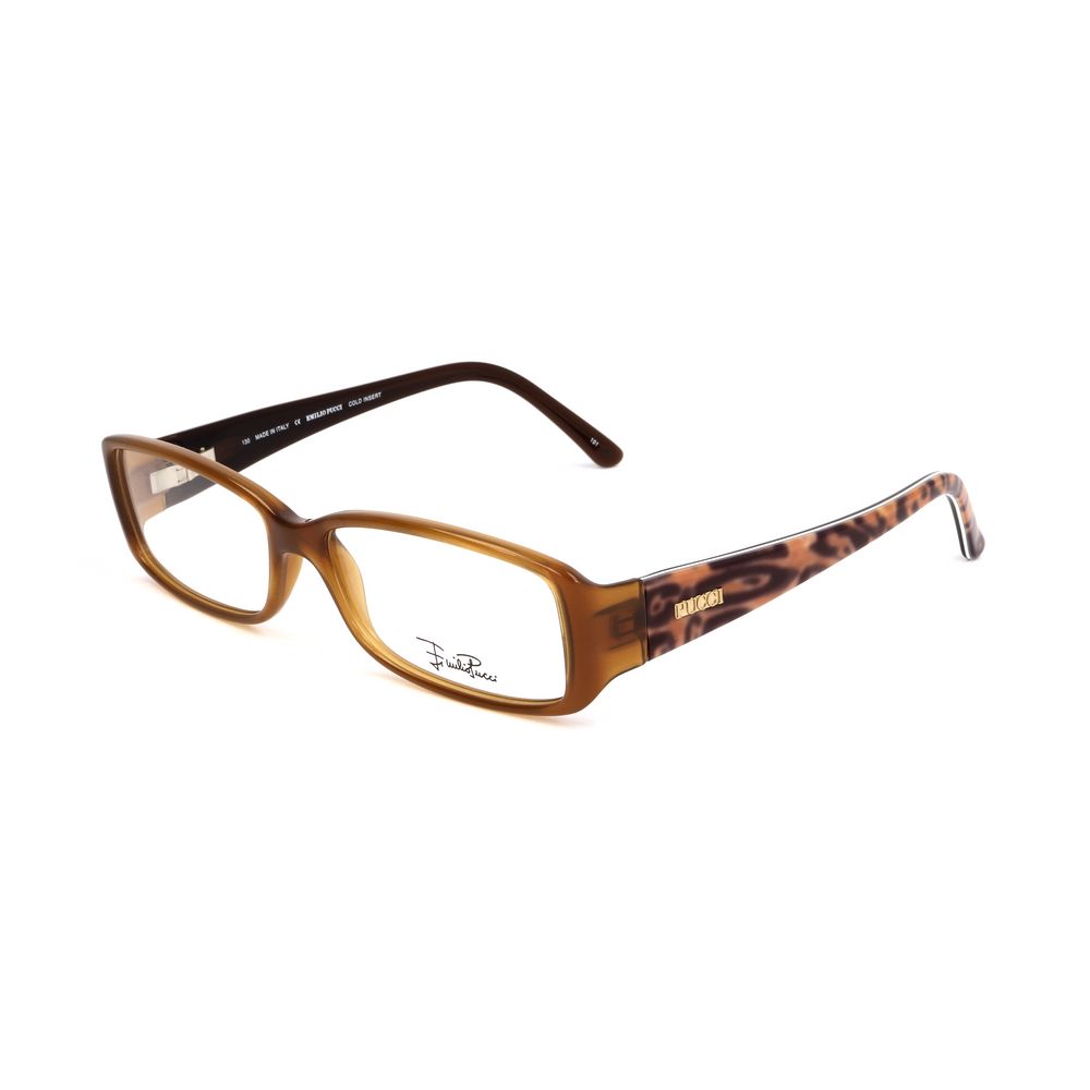 Emilio Pucci Brown Plastic Optical Glasses – 53mm