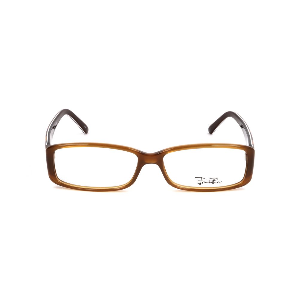 Emilio Pucci Brown Plastic Optical Glasses – 53mm