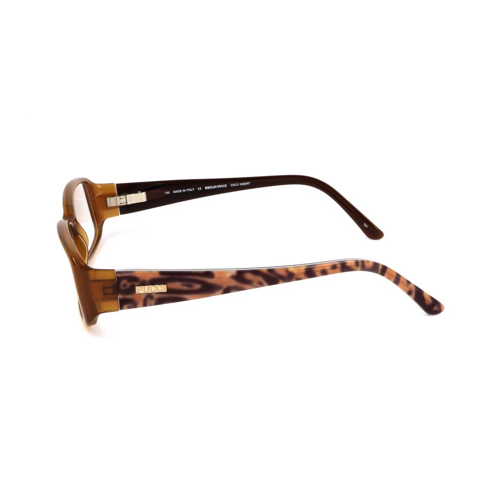 Emilio Pucci Brown Plastic Optical Glasses – 53mm