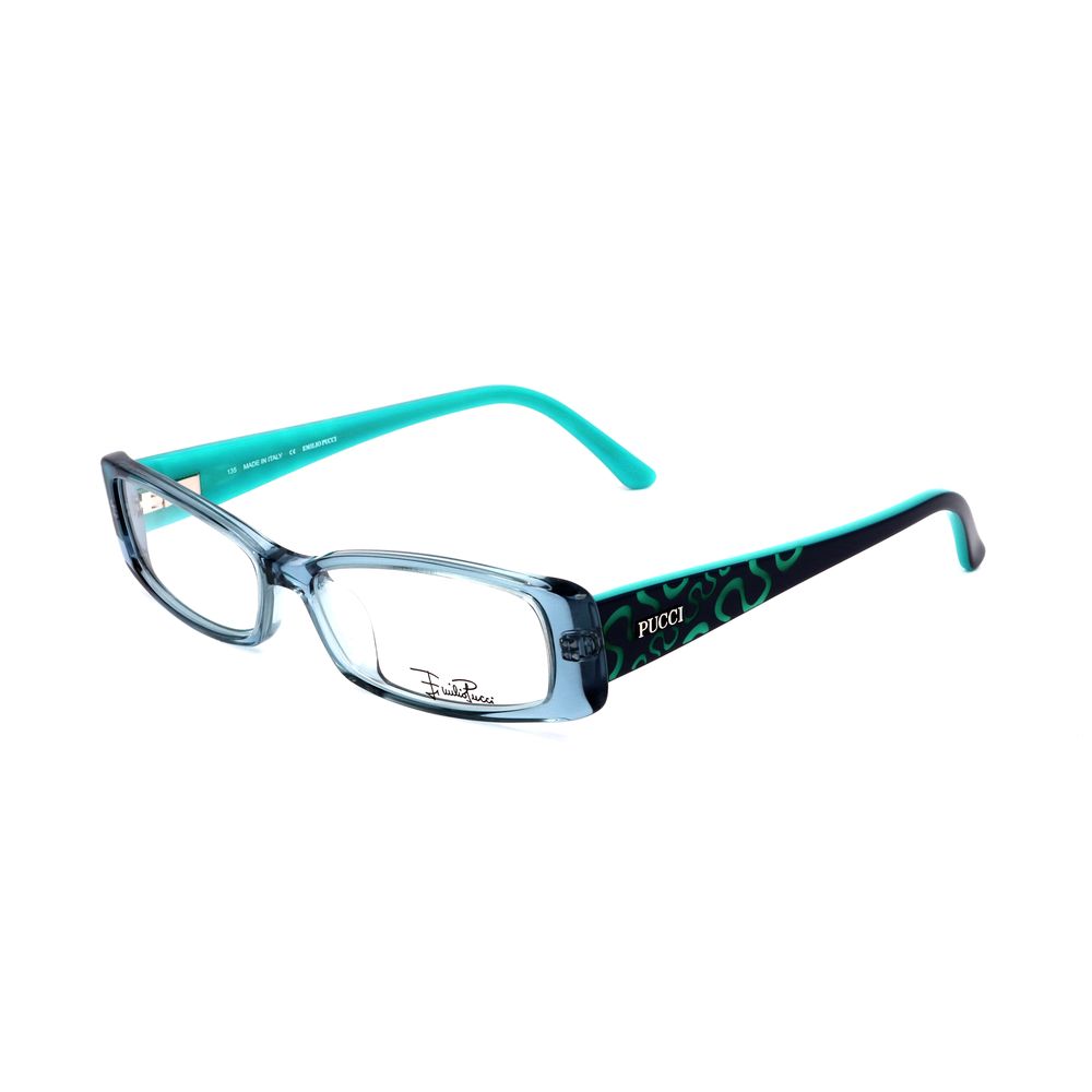 Emilio Pucci Blue Plastic Frames – 51mm