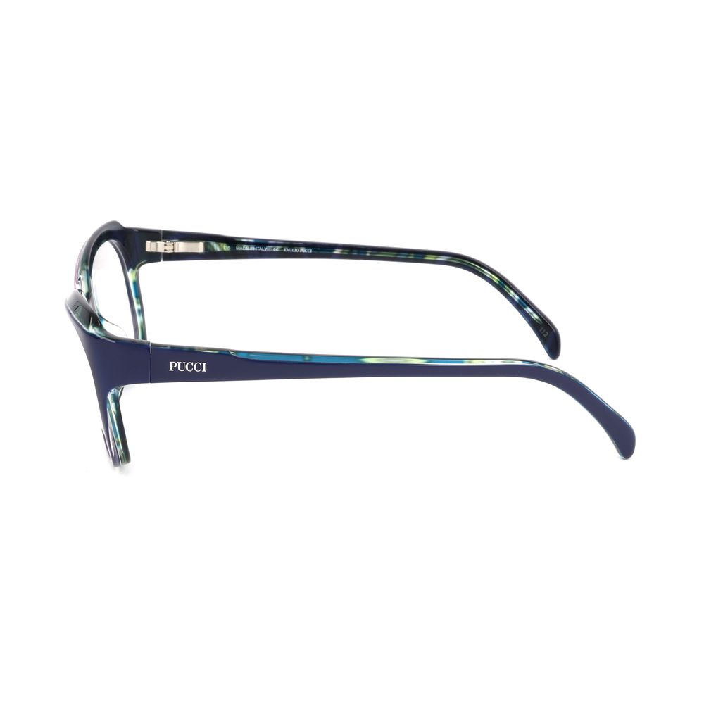 Emilio Pucci Blue Plastic Optical Glasses – 51mm