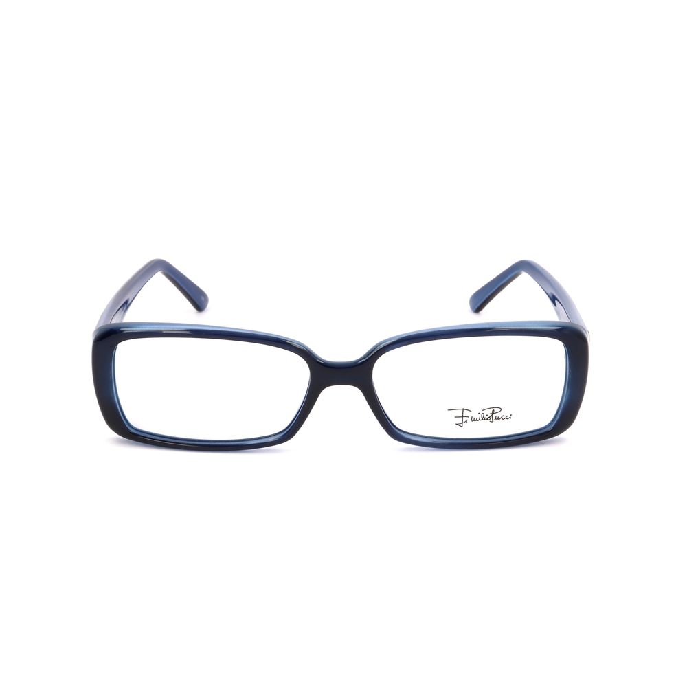 Emilio Pucci Blue Plastic Optical Glasses – 53mm
