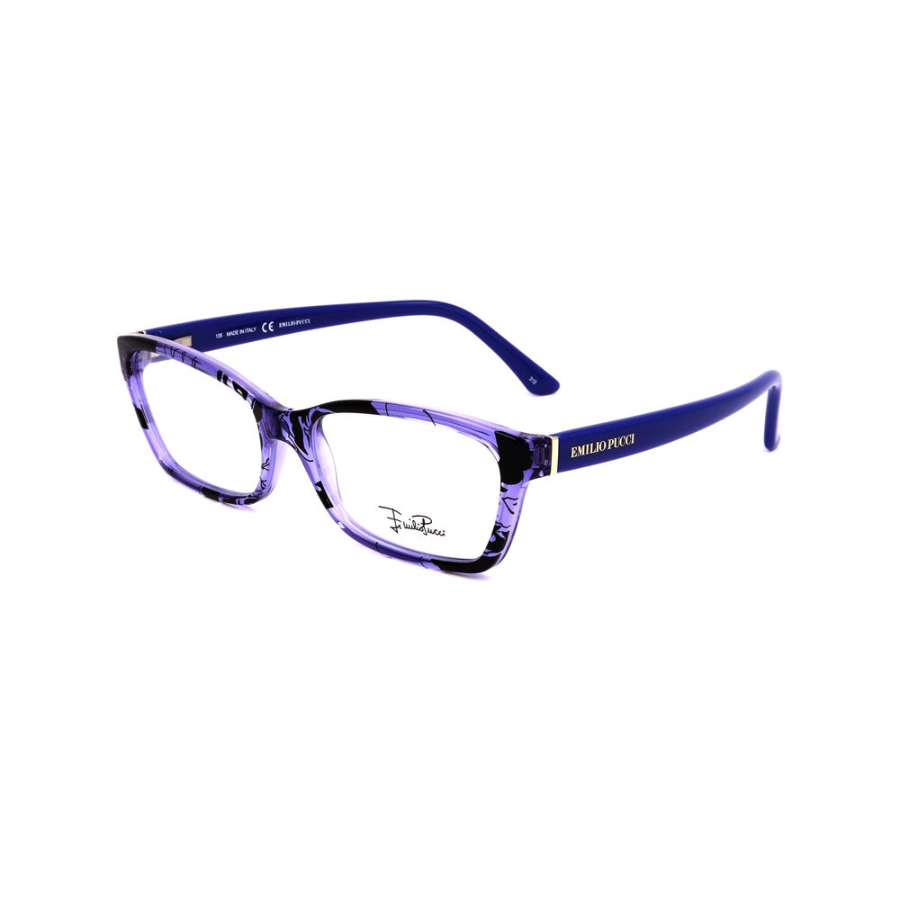 Emilio Pucci Denim Plastic Optical Glasses – 53mm