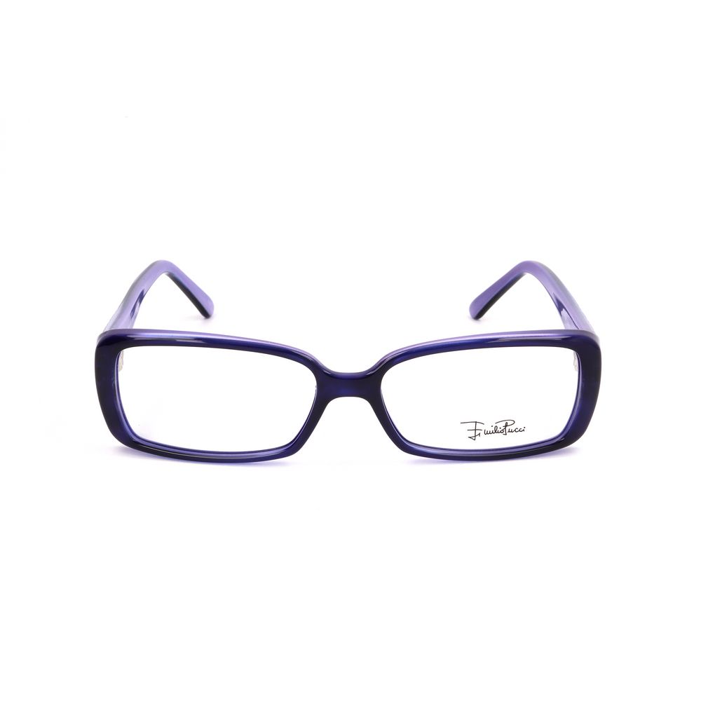 Emilio Pucci Purple Plastic Optical Glasses – 53mm