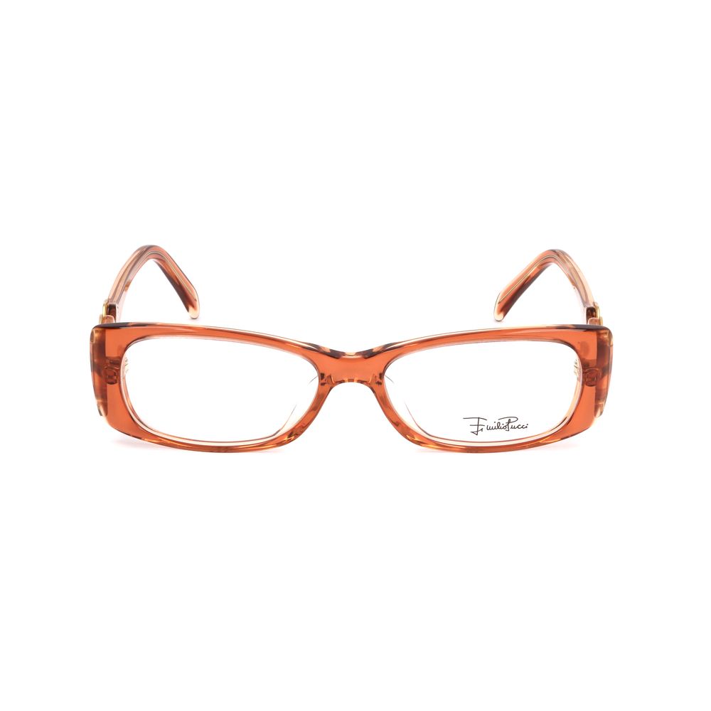 Emilio Pucci Orange Plastic Optical Glasses – 52mm