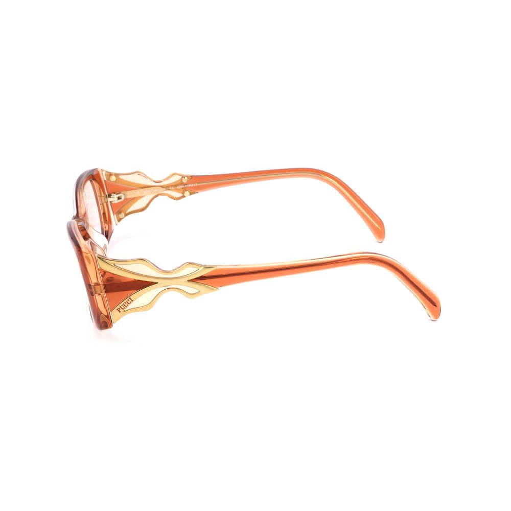Emilio Pucci Orange Plastic Optical Glasses – 52mm