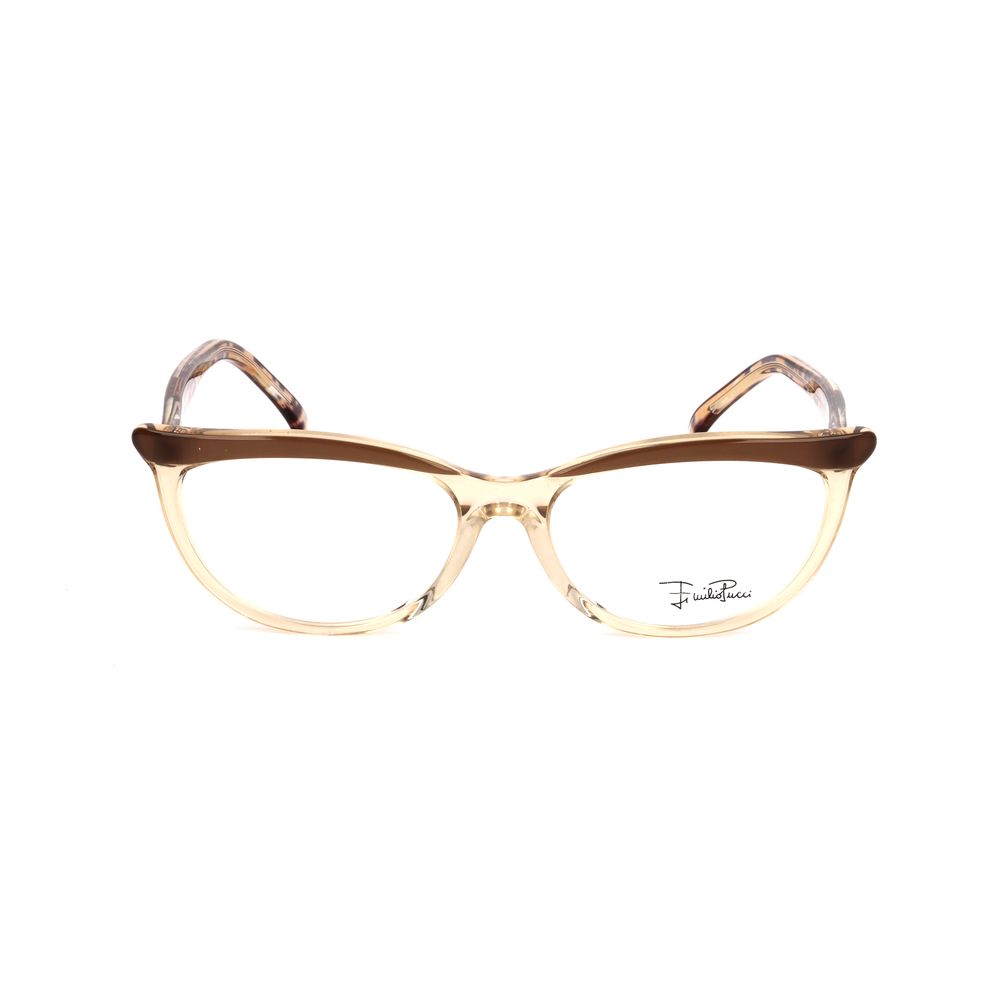 Emilio Pucci Sand Brown Plastic Optical Glasses – 52mm