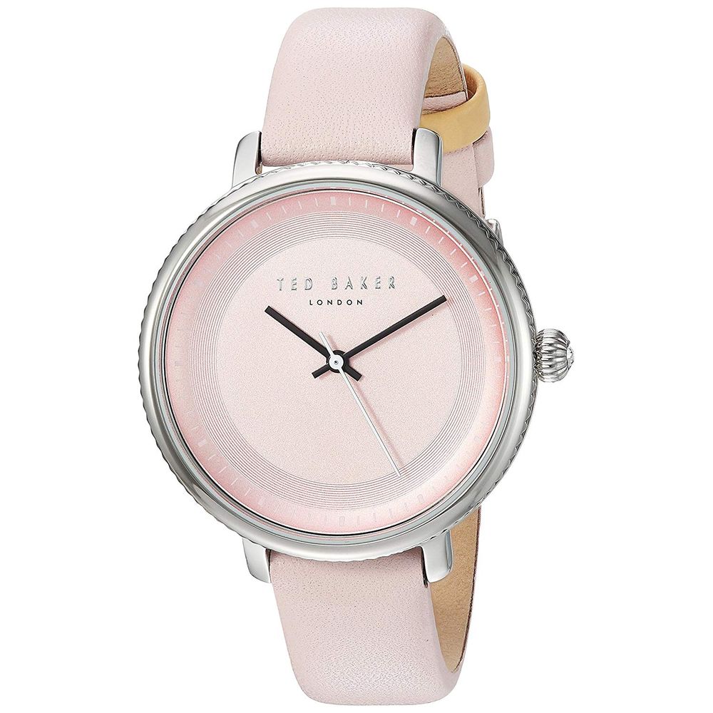 Ted Baker Women's Watch, Pink Dial, Pink Leather Strap