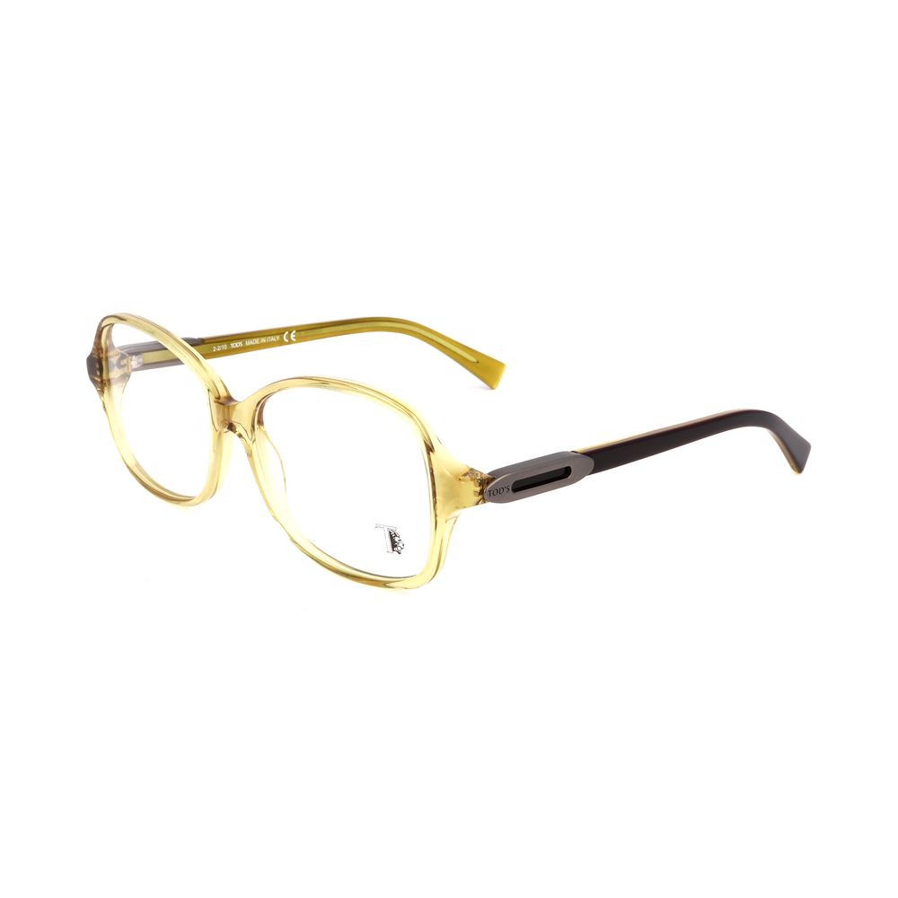 Tod's Green Acetate Frames Optical Fashion Eyewear
