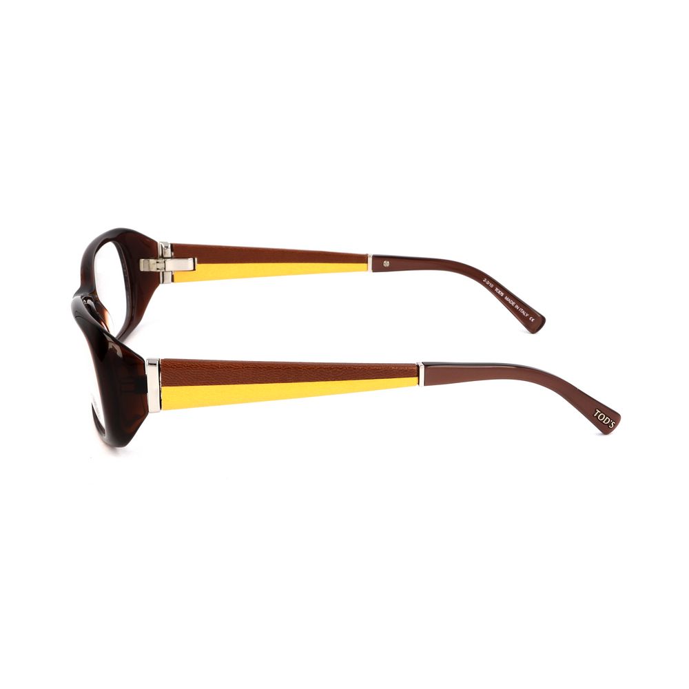 Tod's Brown Acetate Frames - Optical Fashion Eyewear
