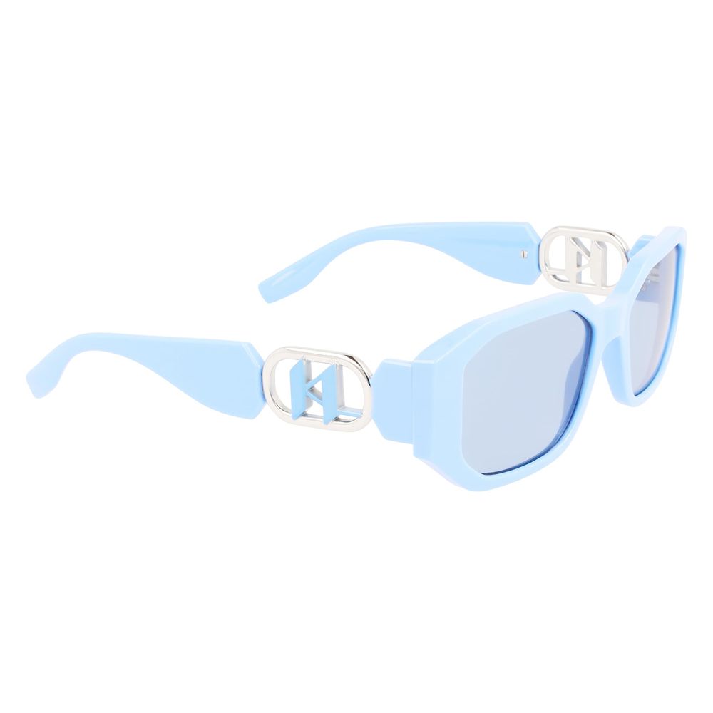 Karl Lagerfeld Women’s Sunglasses – Blue Injected Frame, Filter 2 Lenses