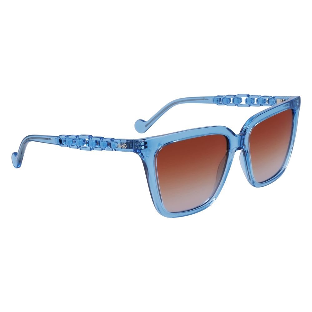 Liu Jo Women’s Sunglasses – Blue Injected Frame, Full UV Protection
