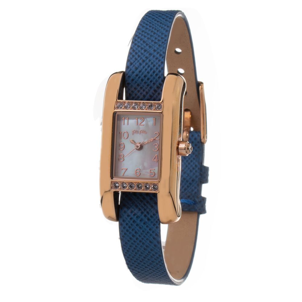 Folli Follie Women’s Watch, Analog White Dial, Multicolored Leather Strap