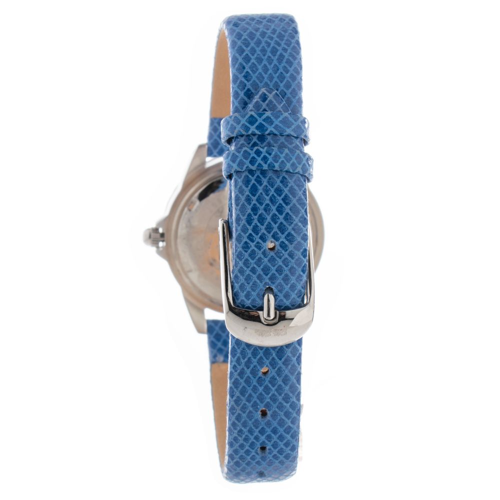 Folli Follie Women’s Watch, Analog Display, Blue Leather Strap