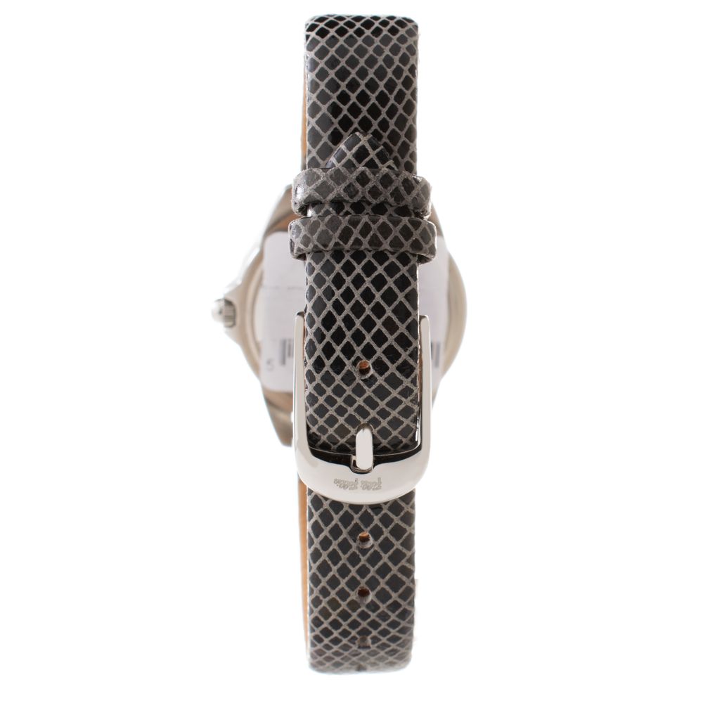 Folli Follie Women’s Watch, Analog Grey Dial, Grey Leather Strap