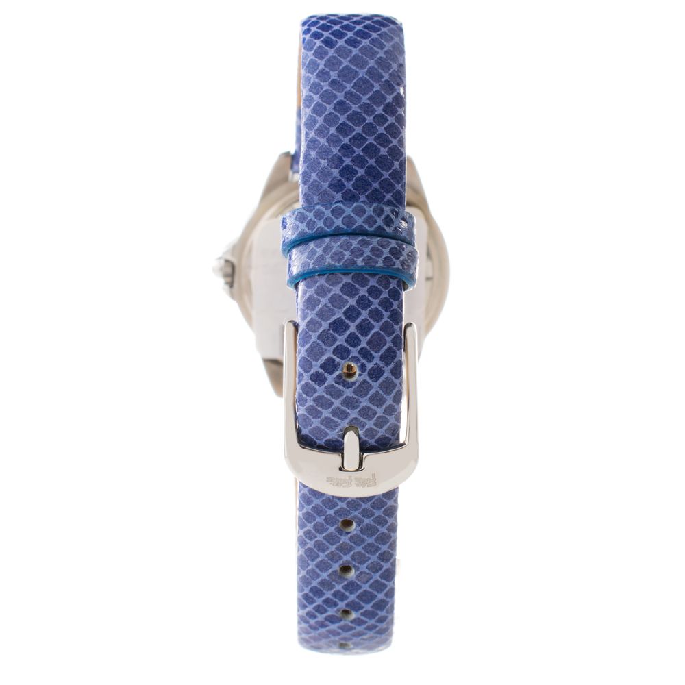 Folli Follie Women’s Watch, Grey Dial, Blue Leather Strap