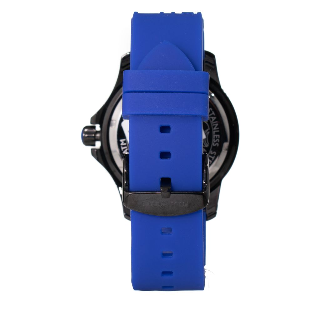 Folli Follie Women’s Watch, Blue Dial, Silicone Strap