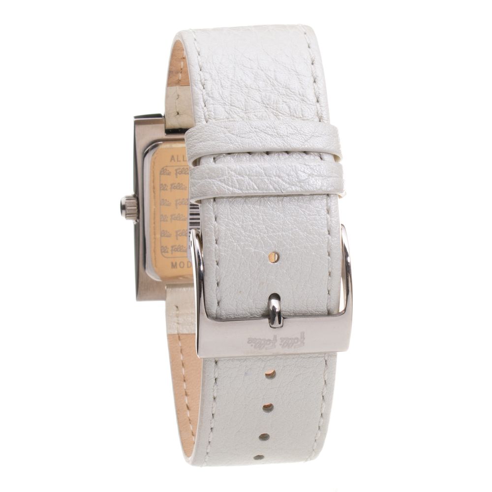 Folli Follie Women’s Watch, Grey Dial, Grey Leather Strap