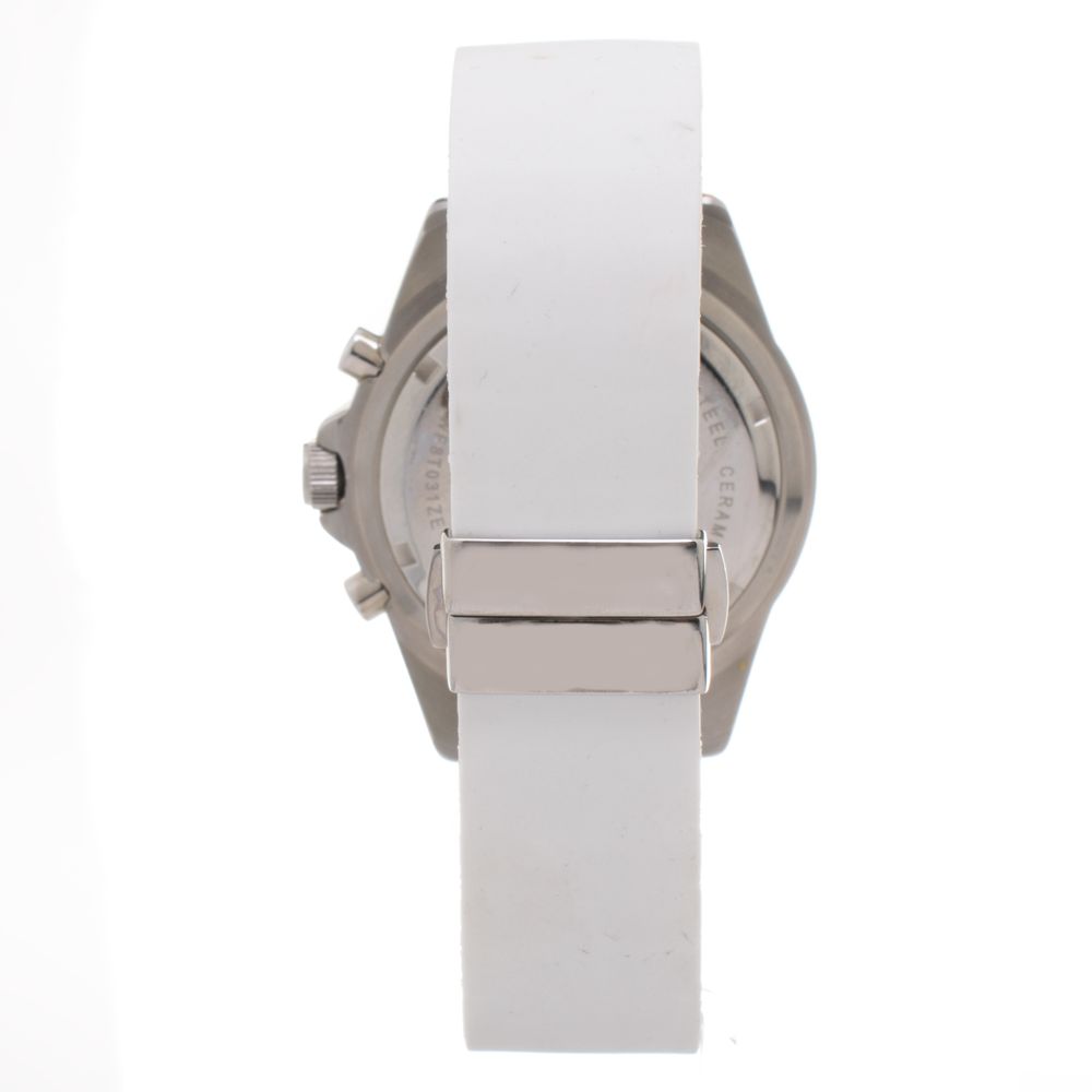 Folli Follie Women’s Watch, White Dial, White Silicone Strap