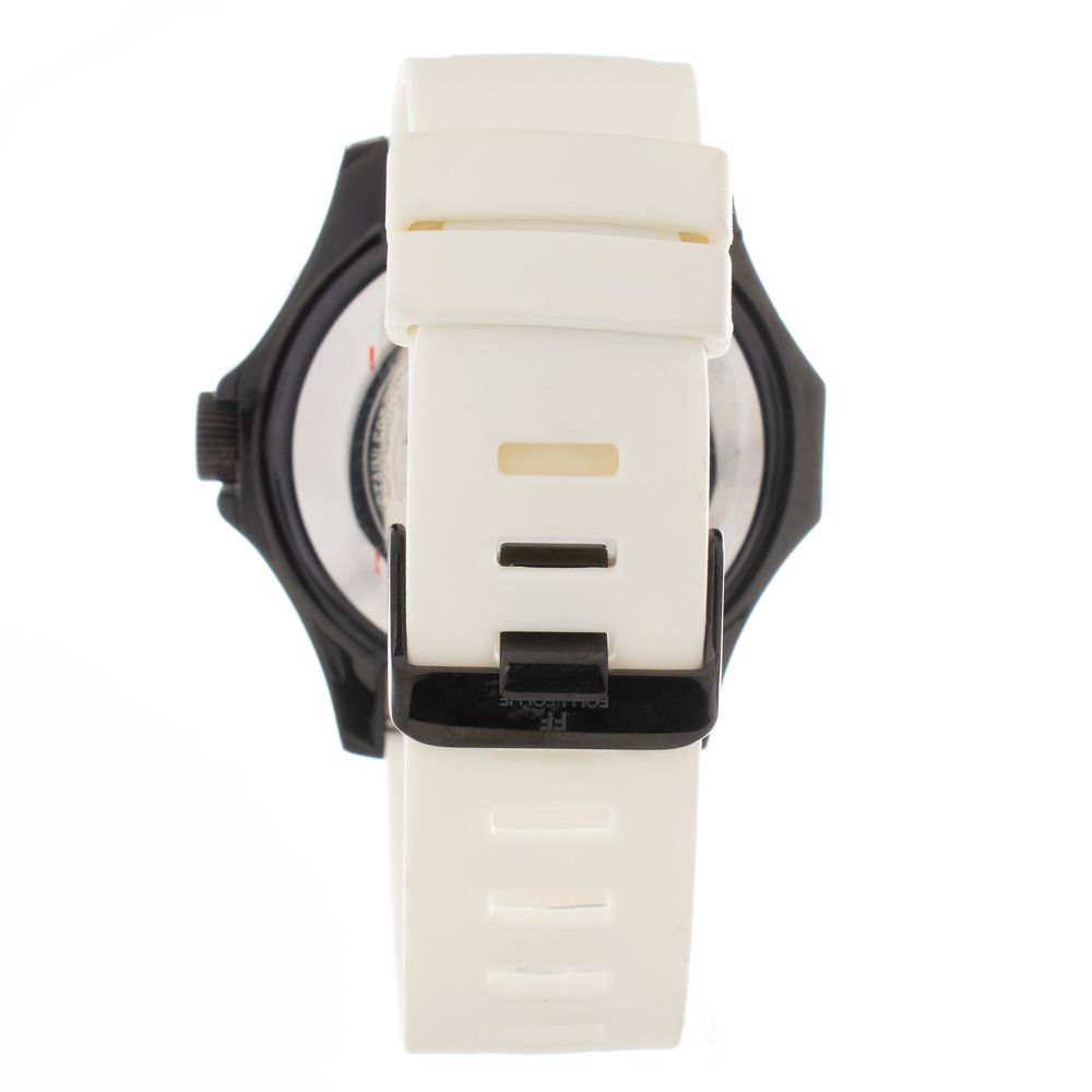 Folli Follie Women’s Watch, Analog Dial, White Silicone Strap
