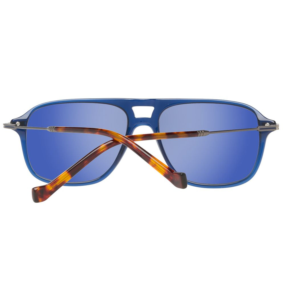 Hackett Men's Sunglasses – Blue Acetate Frame, UV Protection