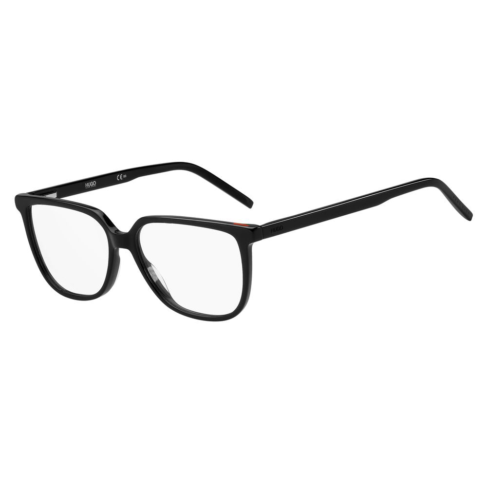 Hugo Boss Acetate Black Square Full-Rim Frames