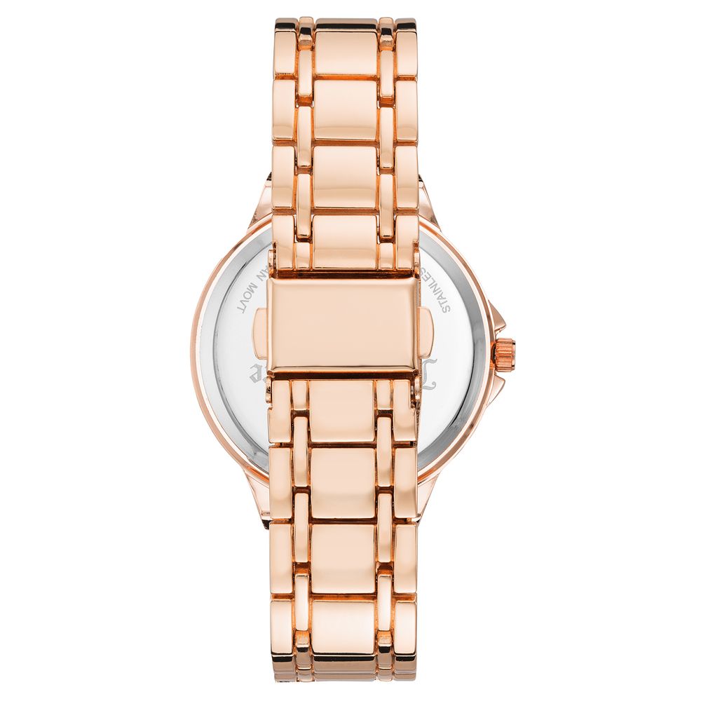 Juicy Couture Women’s Watch, Green Dial, Pink Metal Strap
