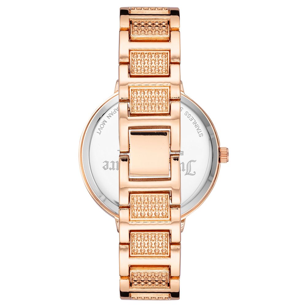 Juicy Couture Women’s Watch, Pink Dial, Metal Strap