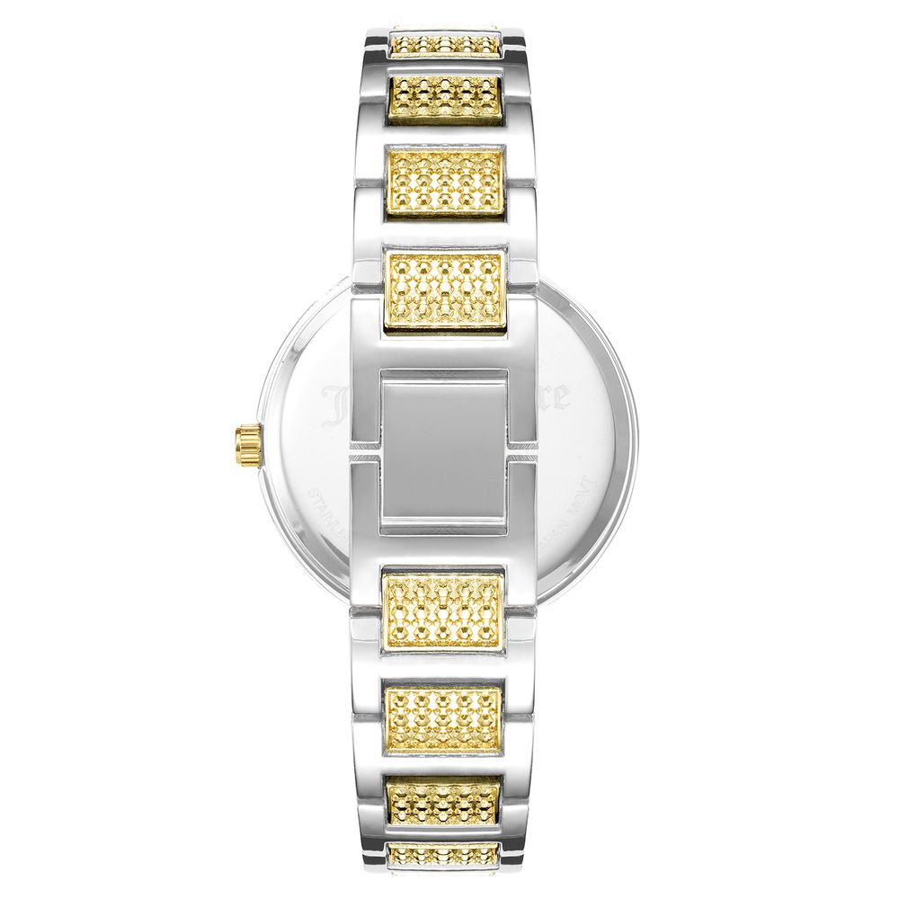 Juicy Couture Women’s Watch, Multicoloured Metal Case, Golden Bracelet
