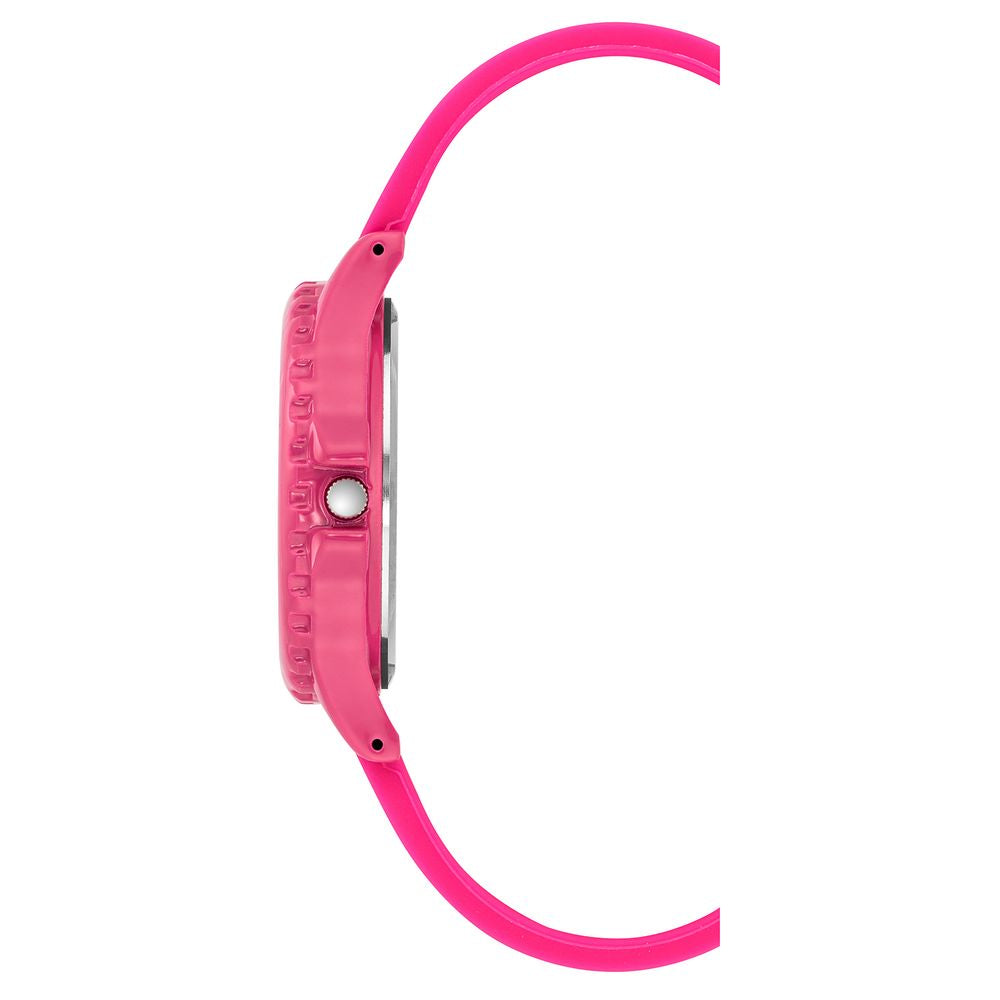 Juicy Couture Women’s Watch, Pink Dial, Silicone Strap