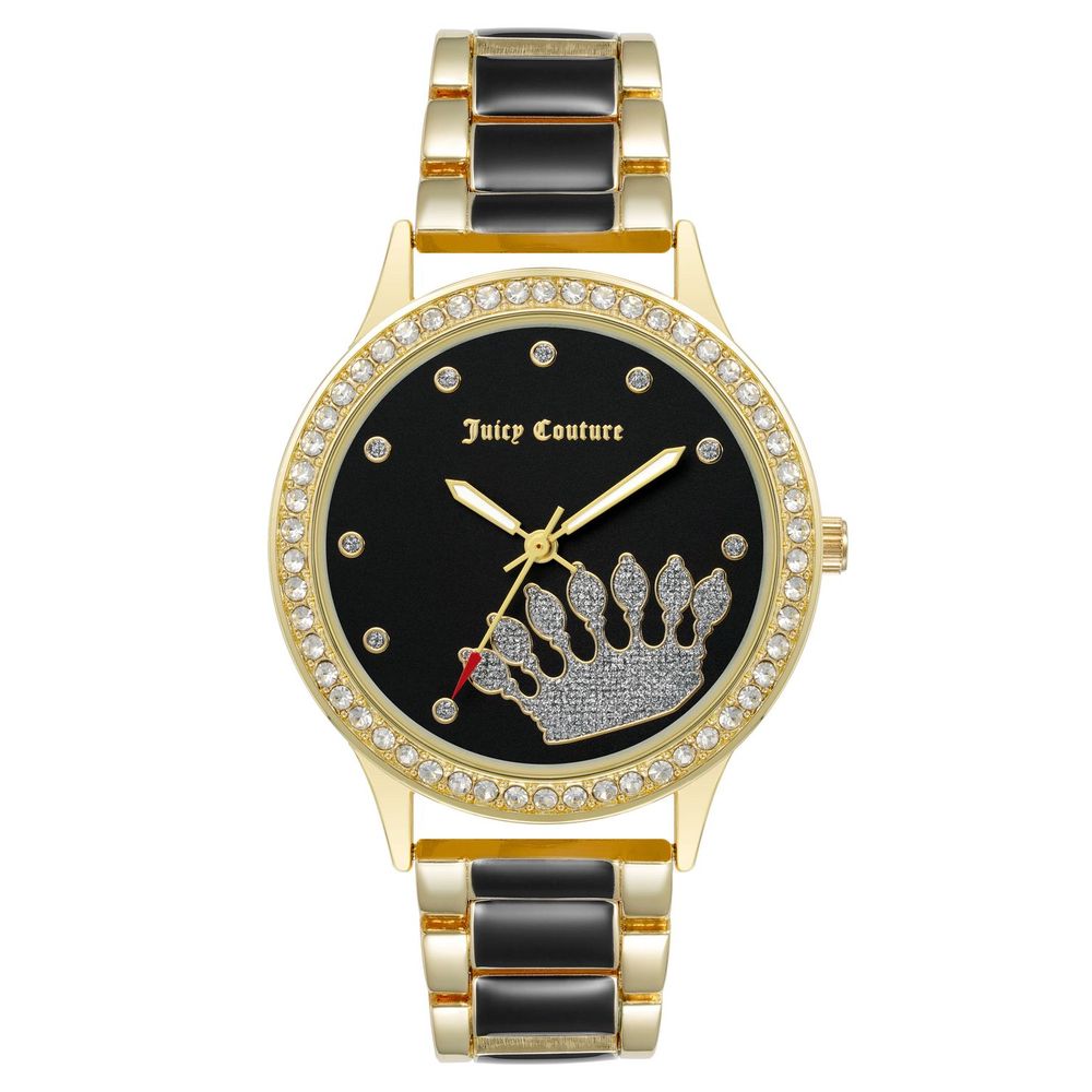 Juicy Couture Women’s Watch, Multicoloured Bracelet, Golden Case