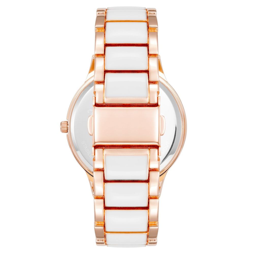 Juicy Couture Women’s Watch, Sparkling Pink Case, White Dial