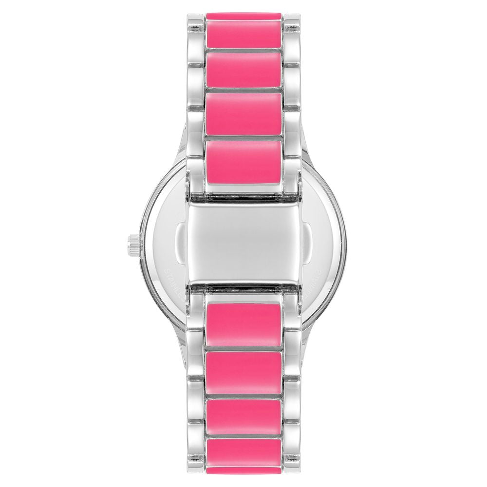 Juicy Couture Women’s Watch, Multicolored Bracelet, Pink Dial